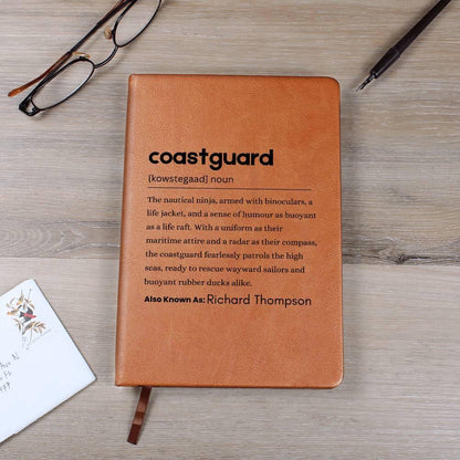 Coast Guard Personalized Definition Journal – Gift for Coast Guard – view 5