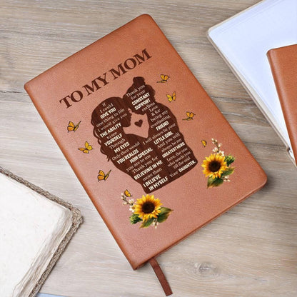 To my mom sunflower leather journal – Mothers day gifts – view 9