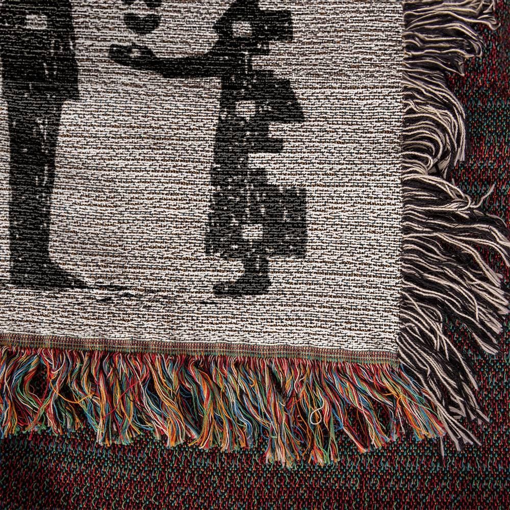 To My Mom Personalized Woven Blanket from son – Mothers Day Gift – view 2