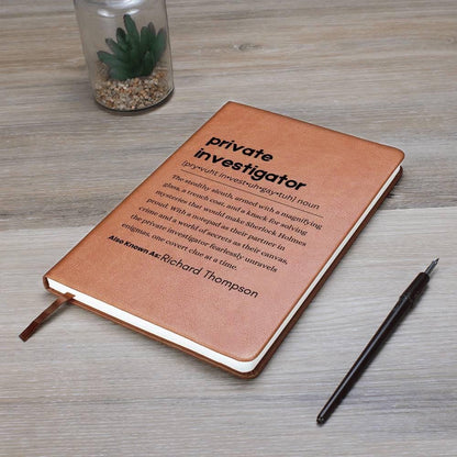 Private Investigator Definition Journal – Gift for Detective – view 6
