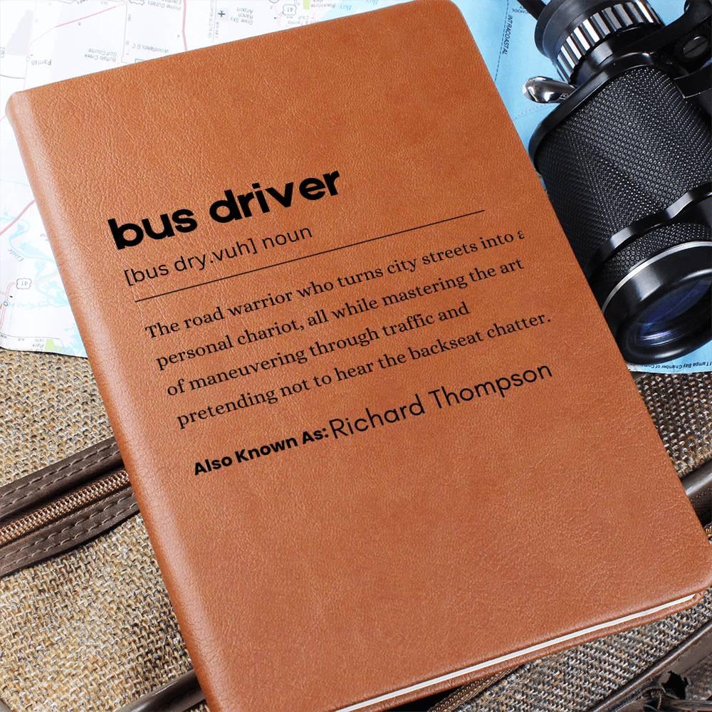 Personalized Bus Driver Definition Journal – view 5