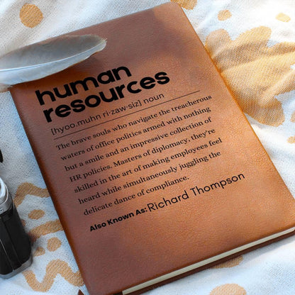 Human Resources Definition Journal – Gift for HR Professional