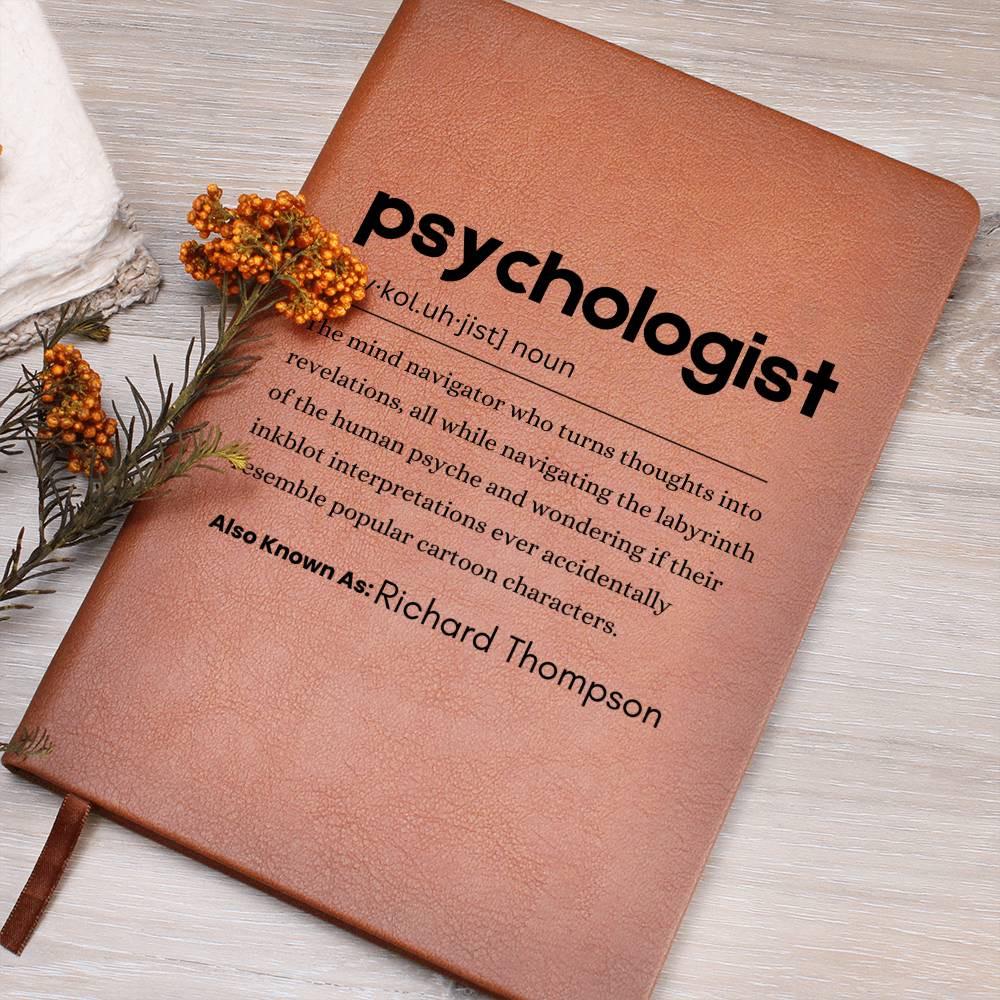 Psychologist Definition Journal – Gift for Therapists – view 7