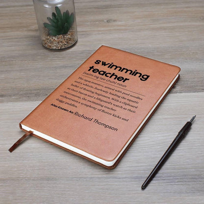 Swimming Teacher Definition Journal – Thank You Gift – view 9