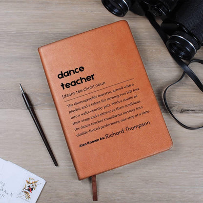 Dance Teacher Definition Journal – Gifts for Dance Instructor & Coach – view 2