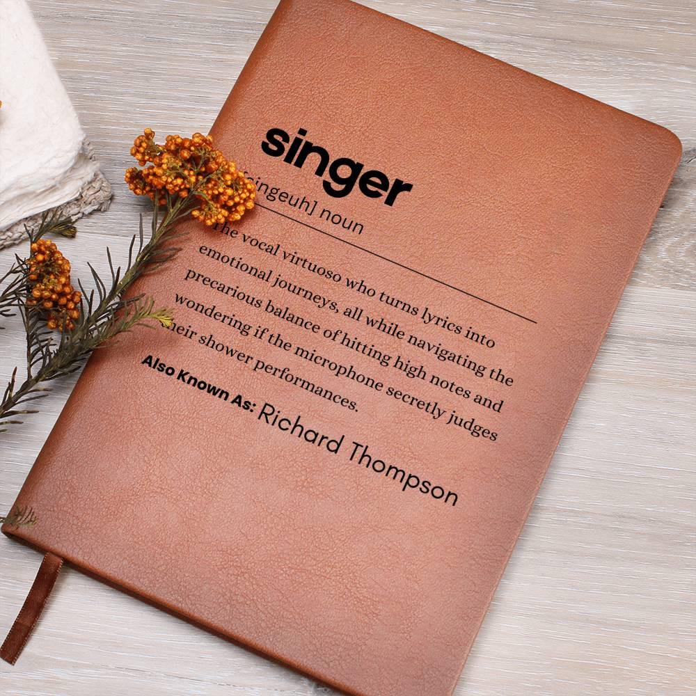 Personalized Singer Definition Journal – Gift for Singer – view 10