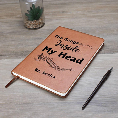 Personalized Songwriting Leather Journal – Musician Gift – view 9
