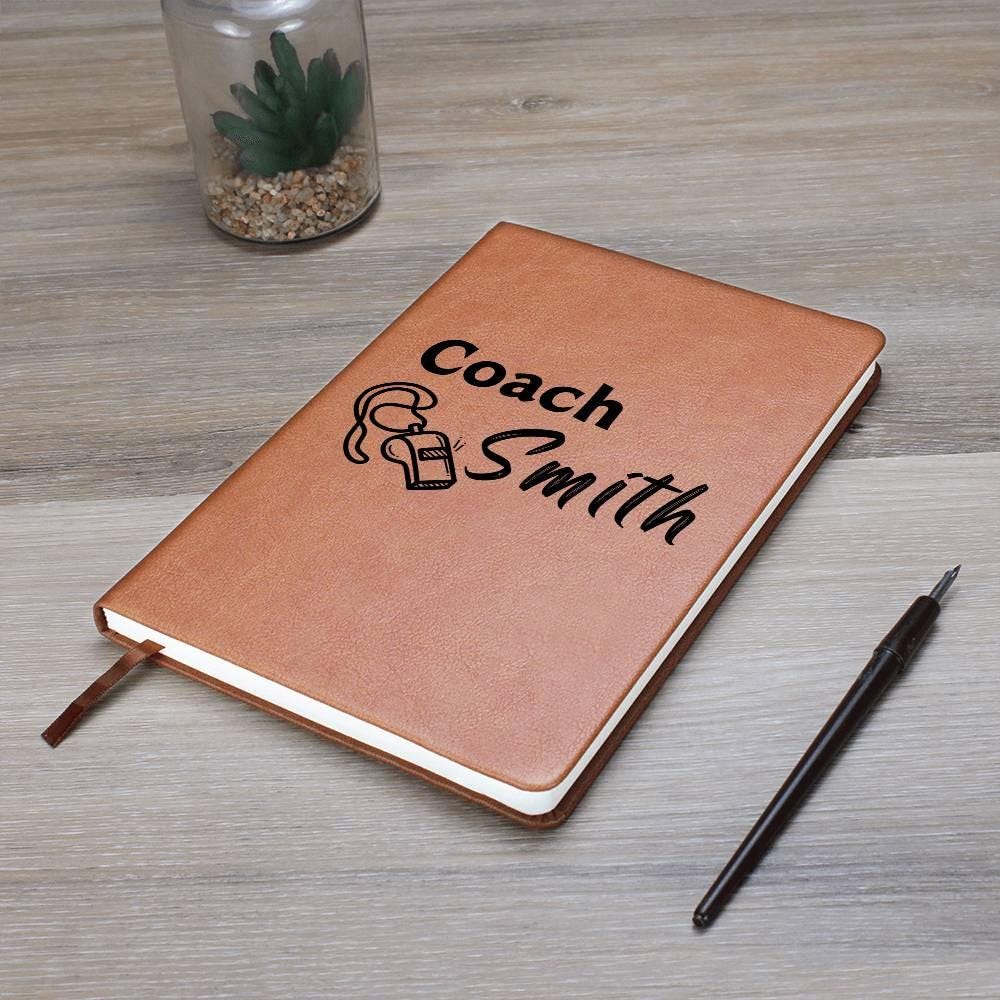 Personalized Coach Leather Journal – Gifts for Coach – view 8