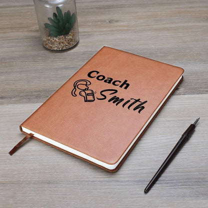 Personalized Coach Leather Journal – Gifts for Coach – view 8