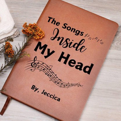 Personalized Songwriting Leather Journal – Musician Gift – view 7