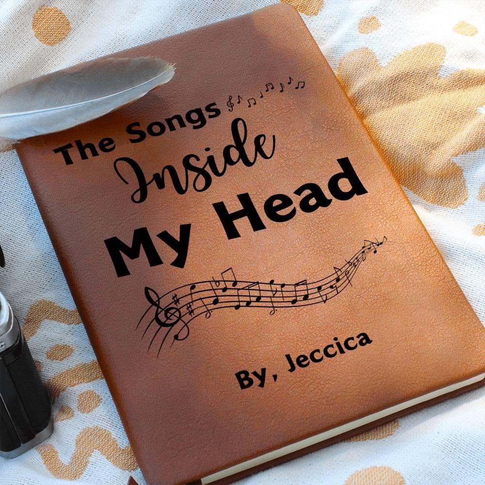 Personalized Songwriting Leather Journal – Musician Gift
