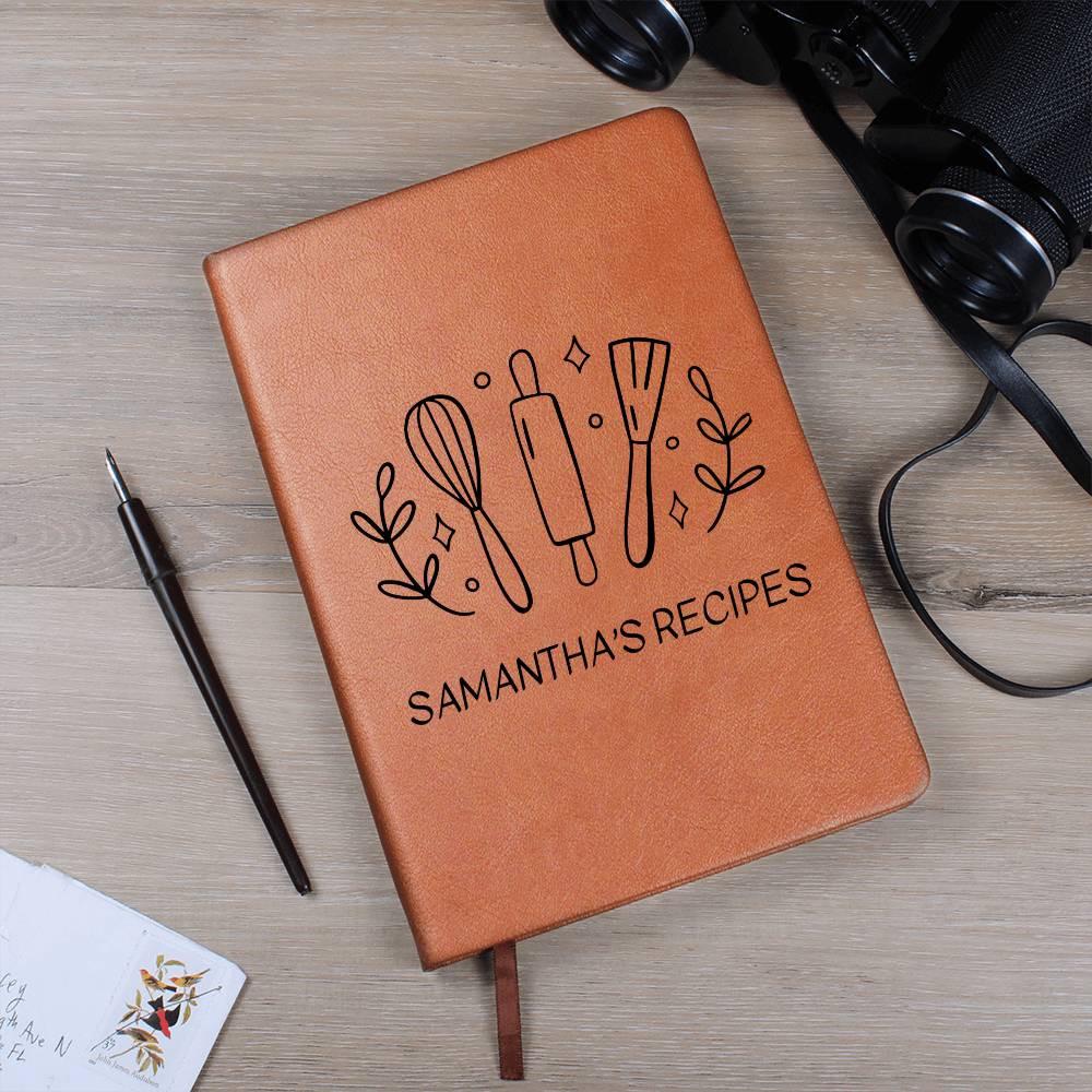 Personalized Recipe Leather Journal – Gifts for Chef – view 8