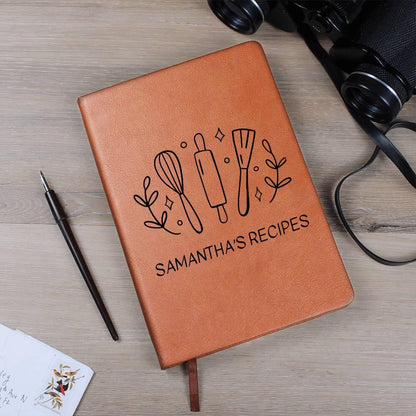 Personalized Recipe Leather Journal – Gifts for Chef – view 8