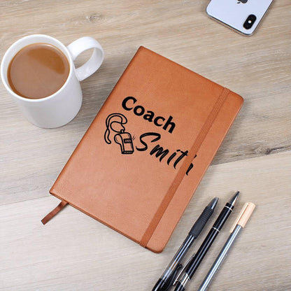 Personalized Coach Leather Journal – Gifts for Coach – view 5