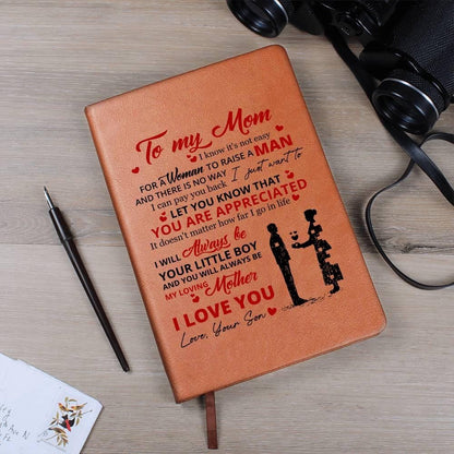 Personalized To My Mom Leather Journal – Gift for mom – view 6