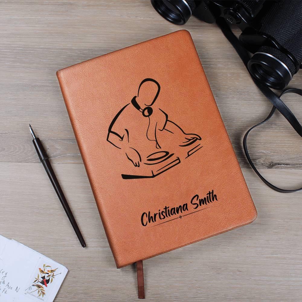 Personalized Journal for Dj – Custom Dj Appreciation Gift – view 10