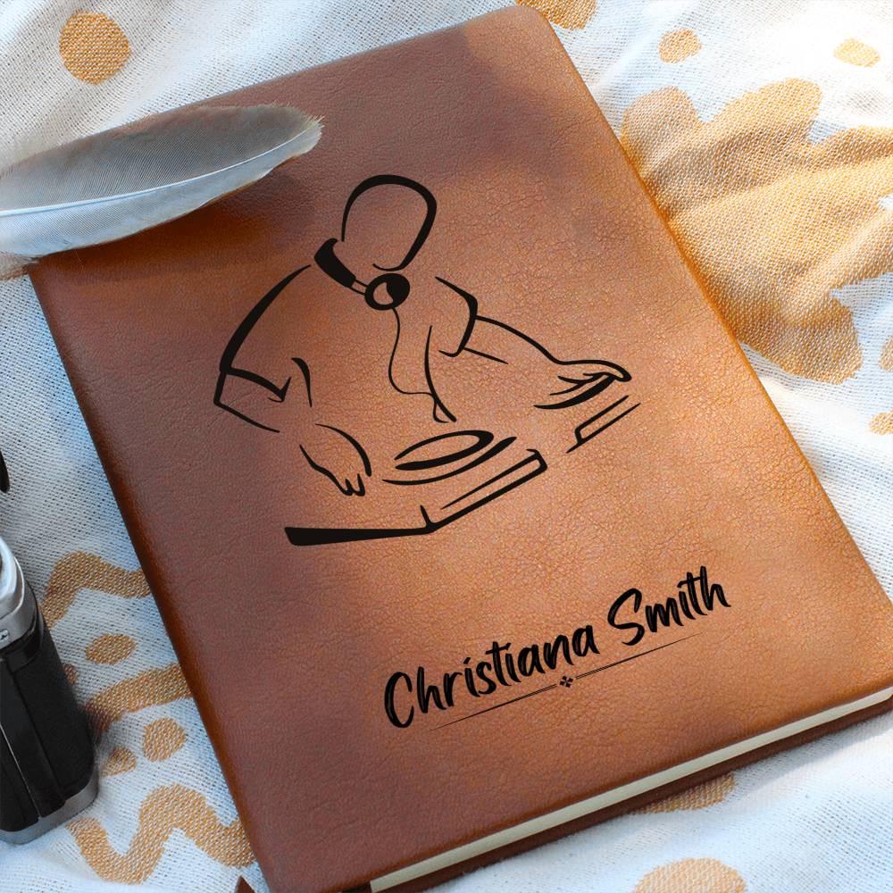 Personalized Journal for Dj – Custom Dj Appreciation Gift