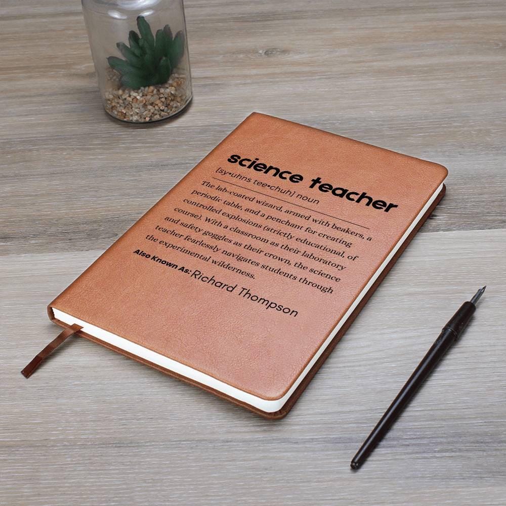 Personalized Science Teacher Gift – Teacher Notebook – view 6