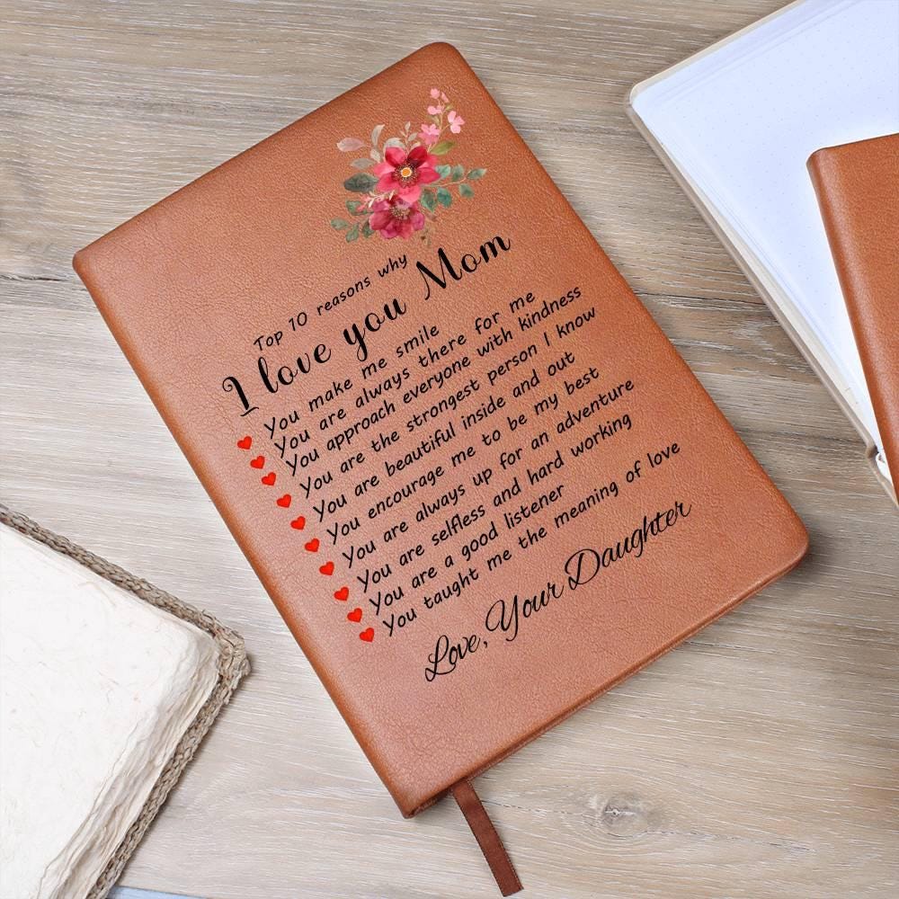 10 Reasons Why Gift for Mom Leather Journal – Mother's Day Gifts – view 9