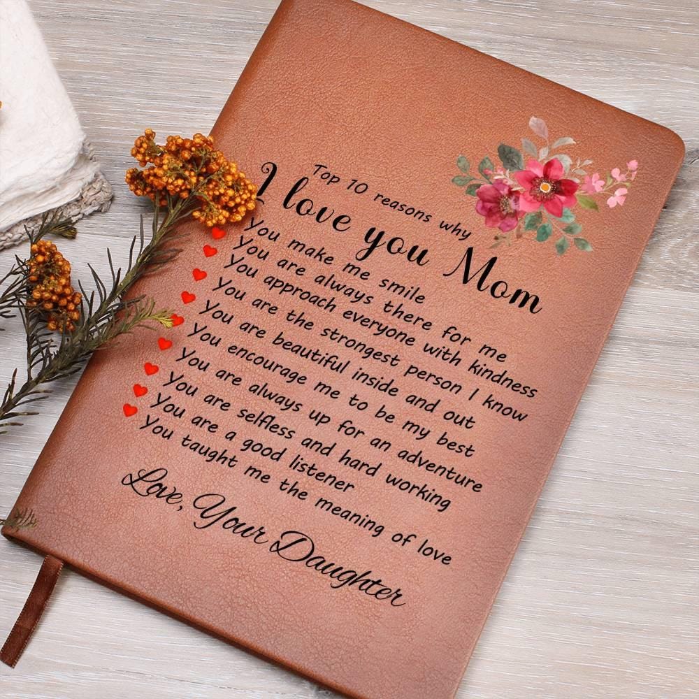 10 Reasons Why Gift for Mom Leather Journal – Mother's Day Gifts – view 3