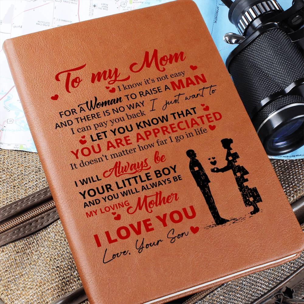 Personalized To My Mom Leather Journal – Gift for mom – view 5