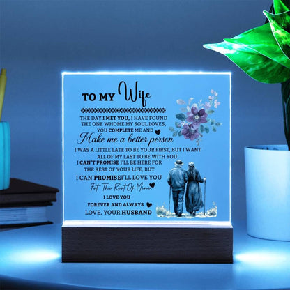 To My Wife Personalized Acrylic Plaque – Gift For Wife – view 4