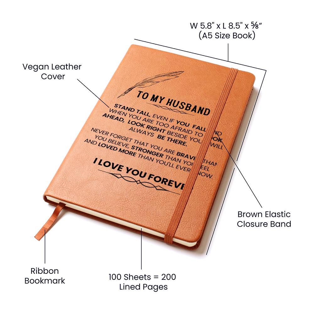 To My Husband Leather Journal – Anniversary Gift for Him – view 4