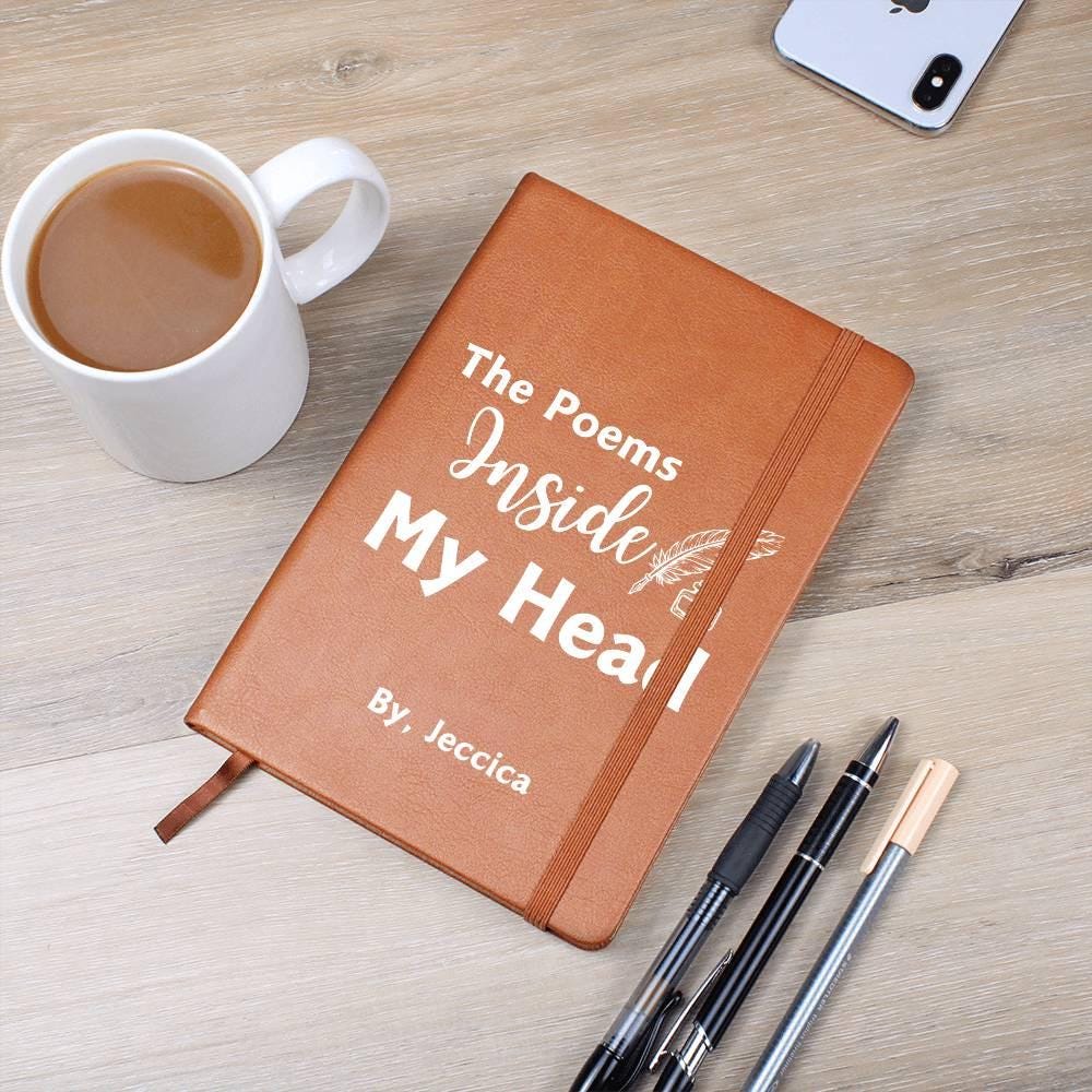 Poems Inside My Head Personalized Journal for Poets – Poetry Lovers – view 8