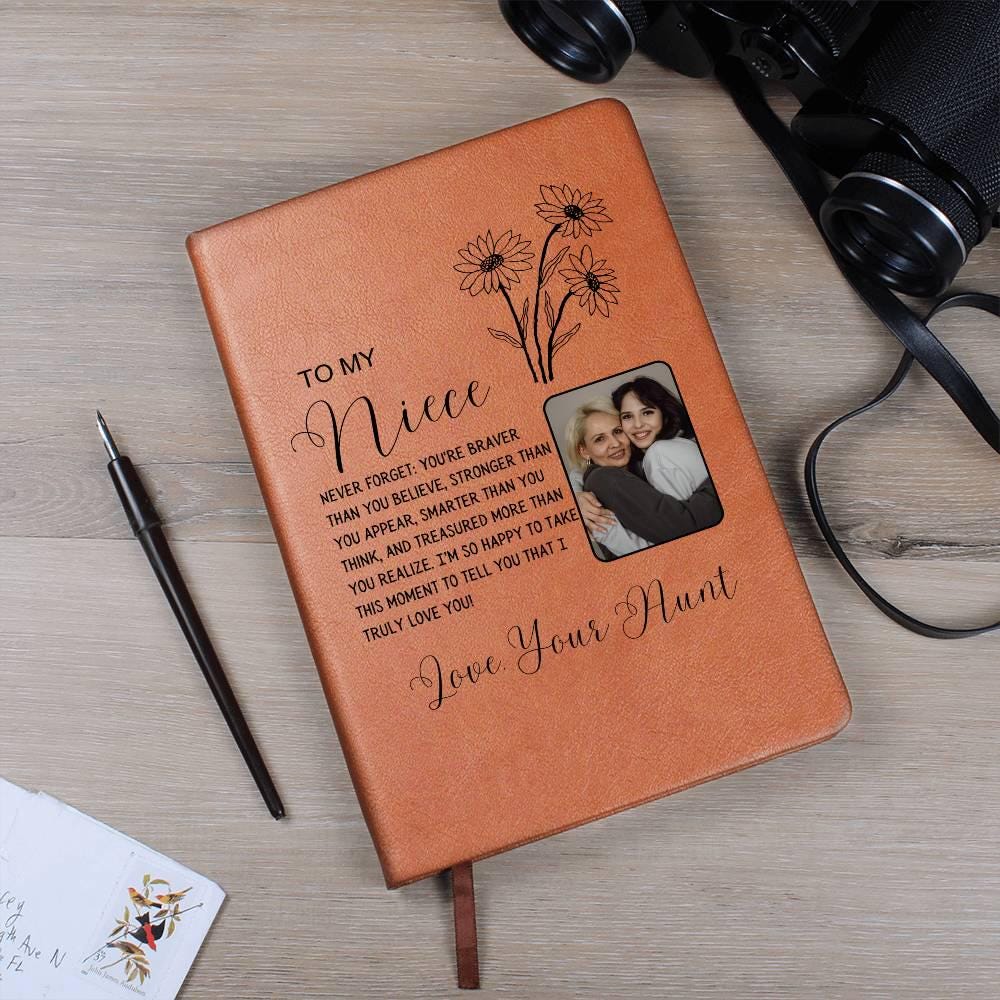 Personalized Niece Photo Journal – Niece Gifts from Aunt – view 10