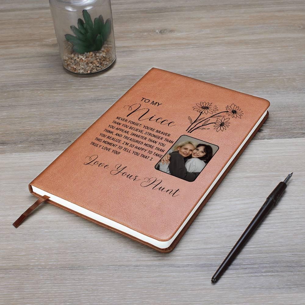 Personalized Niece Photo Journal – Niece Gifts from Aunt – view 9
