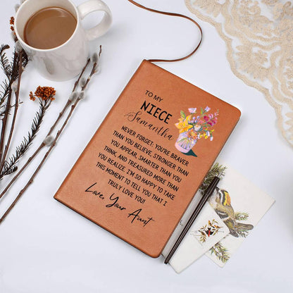 Custom Niece Name Journal – Personalized Gift for Niece Graduation – view 10