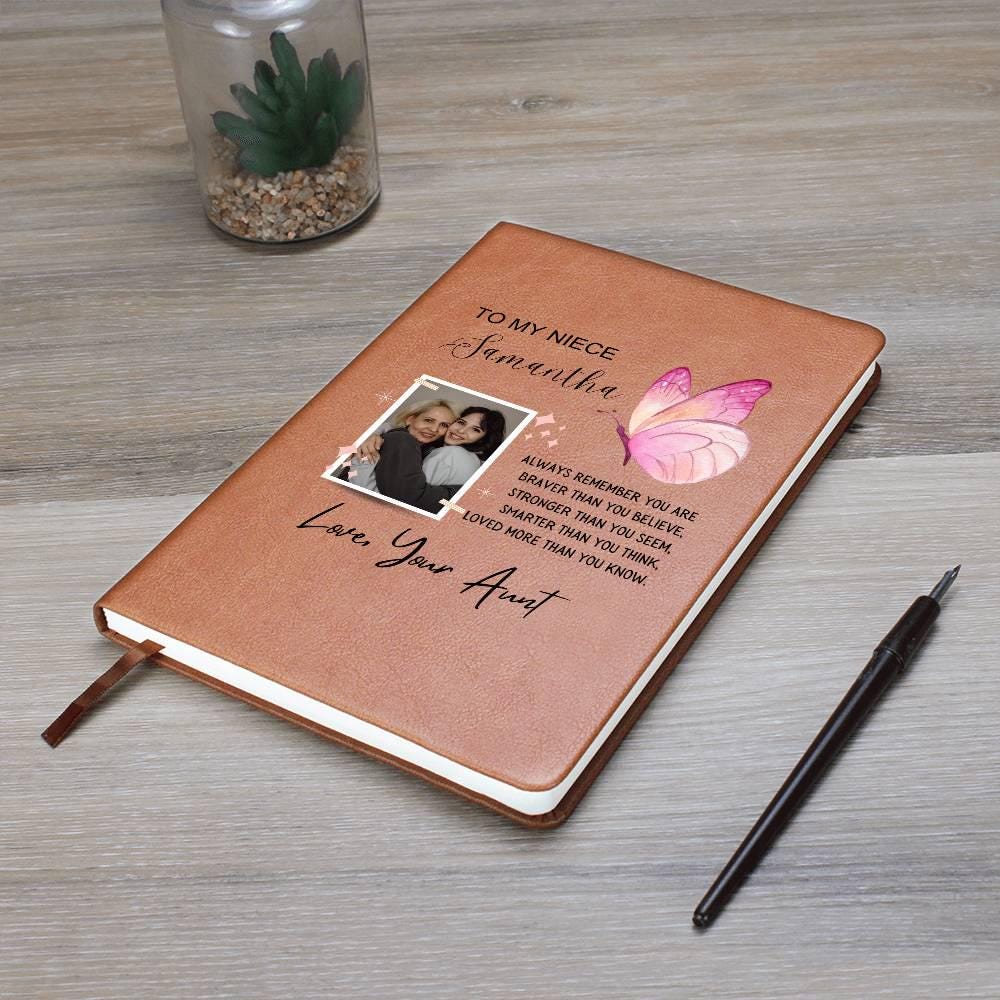 Personalized Niece Journal – Gift from Aunt for Niece Birthday – view 9