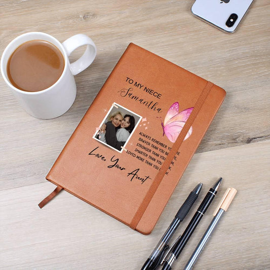 Personalized Niece Journal – Gift from Aunt for Niece Birthday – view 2