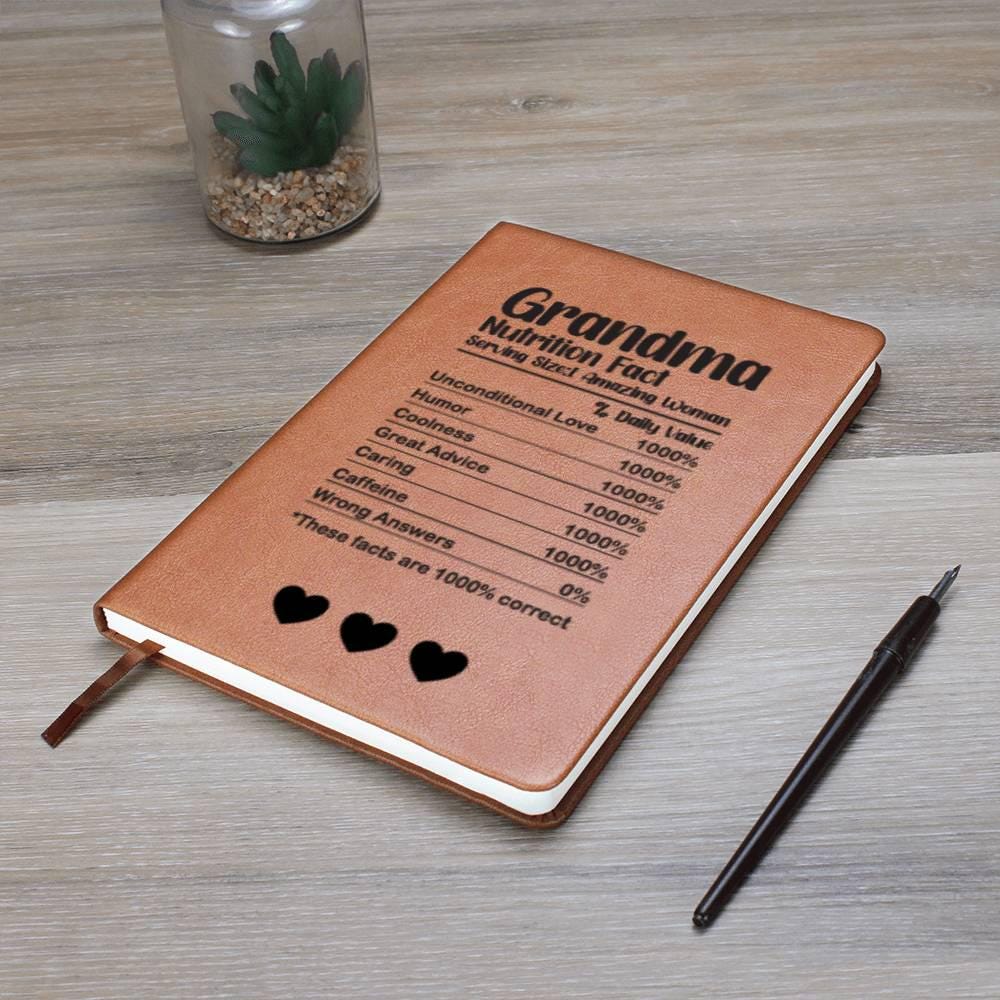Personalized Grandma Gift Leather Journal – Grandma Mothers Day Gift – view 7