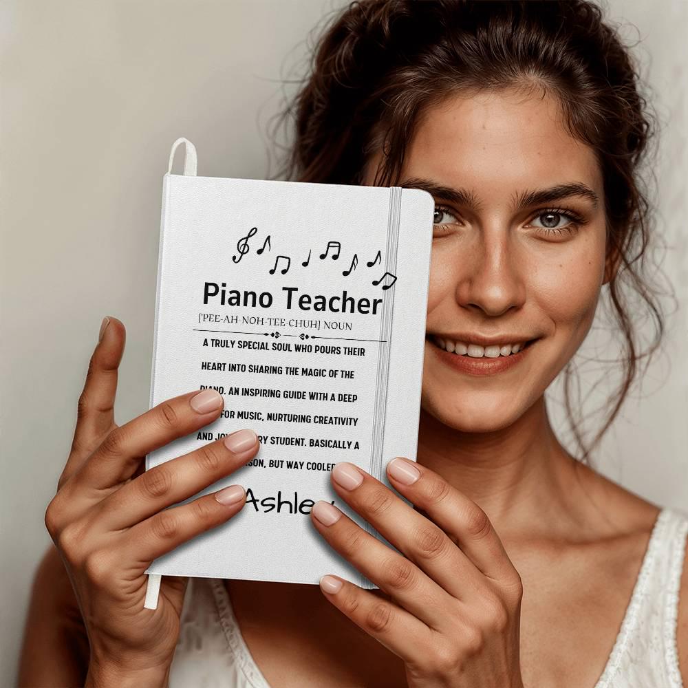 Personalized Piano Teacher Definition Ambassador Bound Journal – view 8