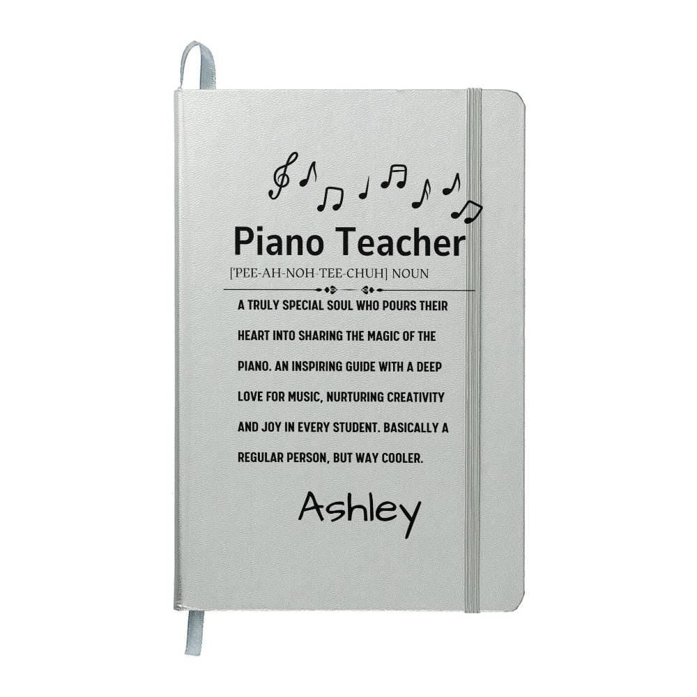 Personalized Piano Teacher Definition Ambassador Bound Journal – view 6