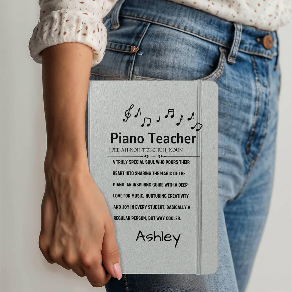 Personalized Piano Teacher Definition Ambassador Bound Journal – view 7