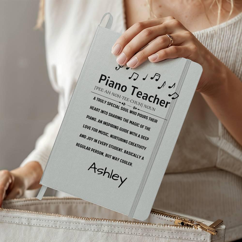 Personalized Piano Teacher Definition Ambassador Bound Journal – view 9
