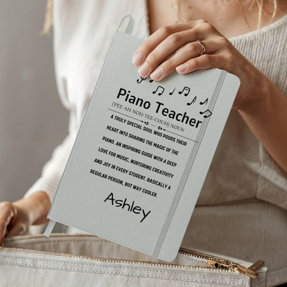 Personalized Piano Teacher Definition Ambassador Bound Journal – view 9