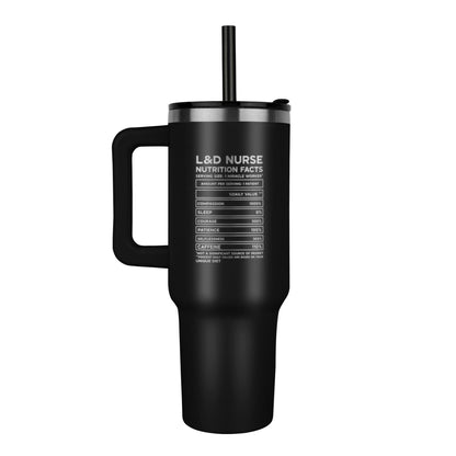Labor and Delivery Nurse 40 oz Leaser printed Tumbler – view 9