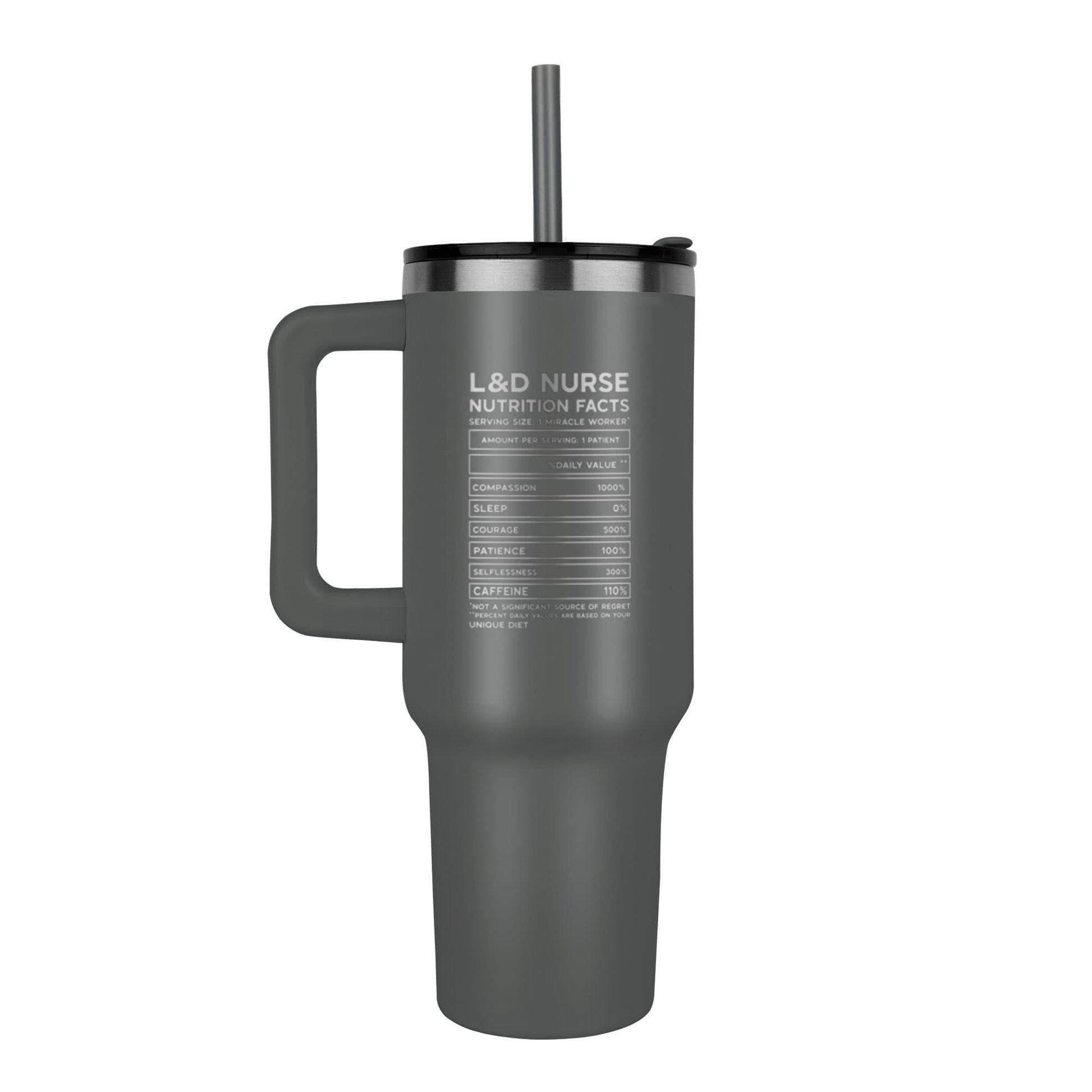 Labor and Delivery Nurse 40 oz Leaser printed Tumbler – view 6