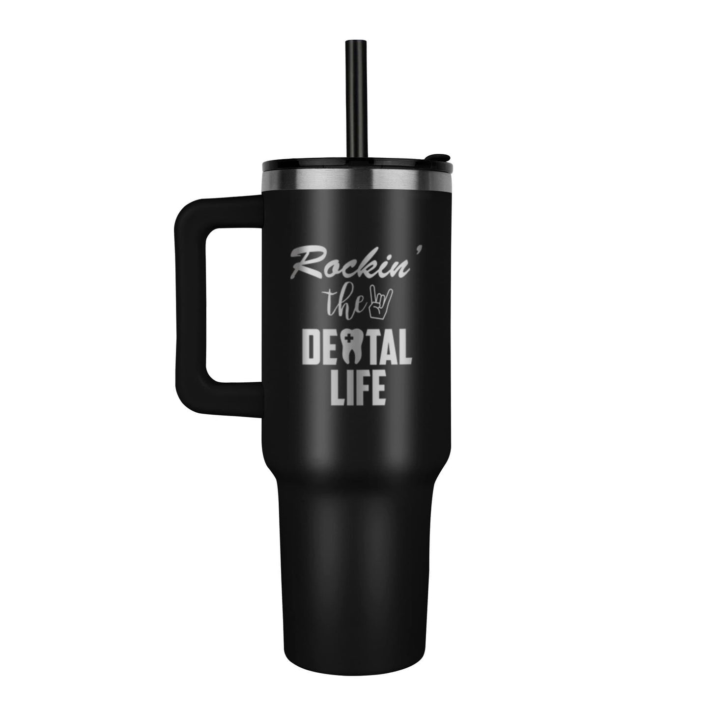 Dental Life 40 oz Leaser Engraved Tumbler – Gifts for Dentist – view 7