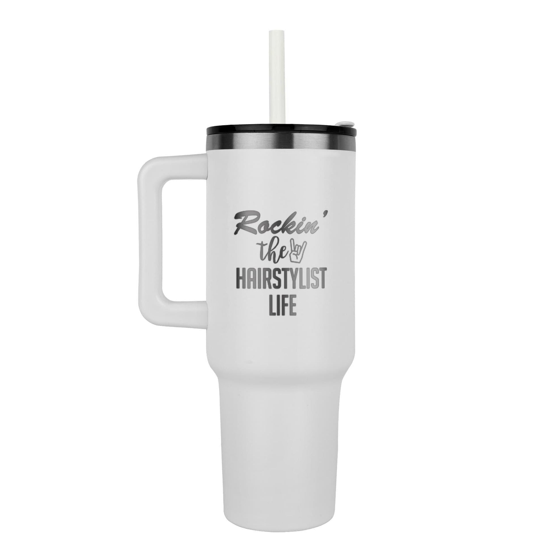 Hairstylist Life 40 oz Leaser Engraved Tumbler – Gifts for Hairstylist – view 9