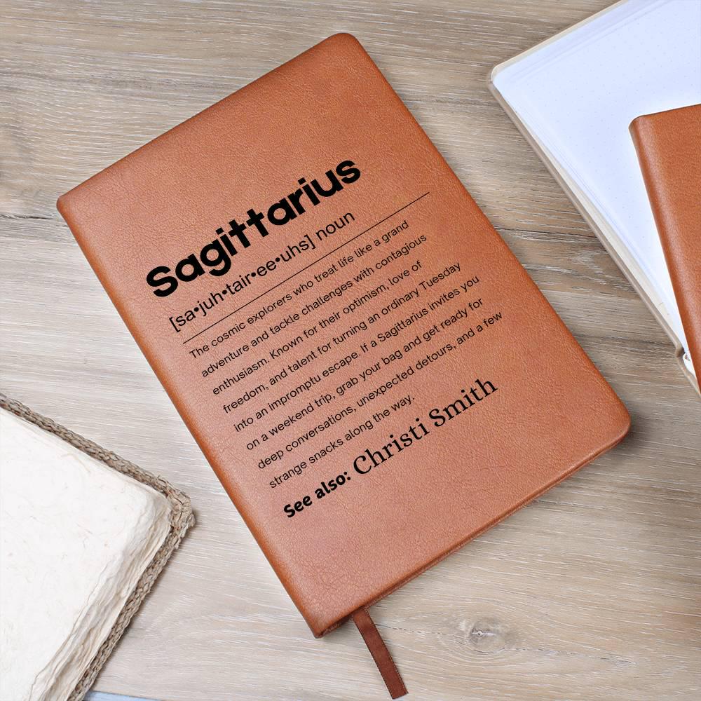 Sagittarius Zodiac Personalized Definition Journal – view 9
