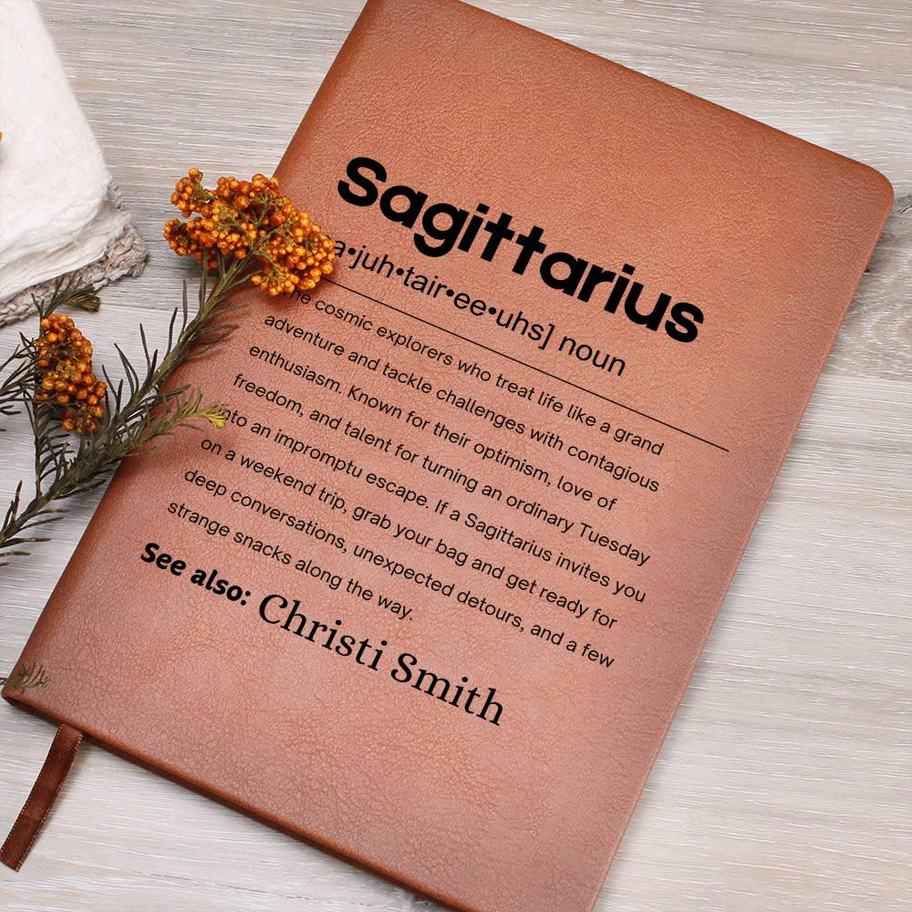 Sagittarius Zodiac Personalized Definition Journal – view 8