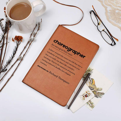 Personalized Choreographer Definition Journal – Dance Instructor Gifts – view 6