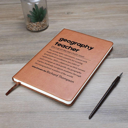 Personalized Geography Teacher Journal – Gift for Geography Teacher – view 9