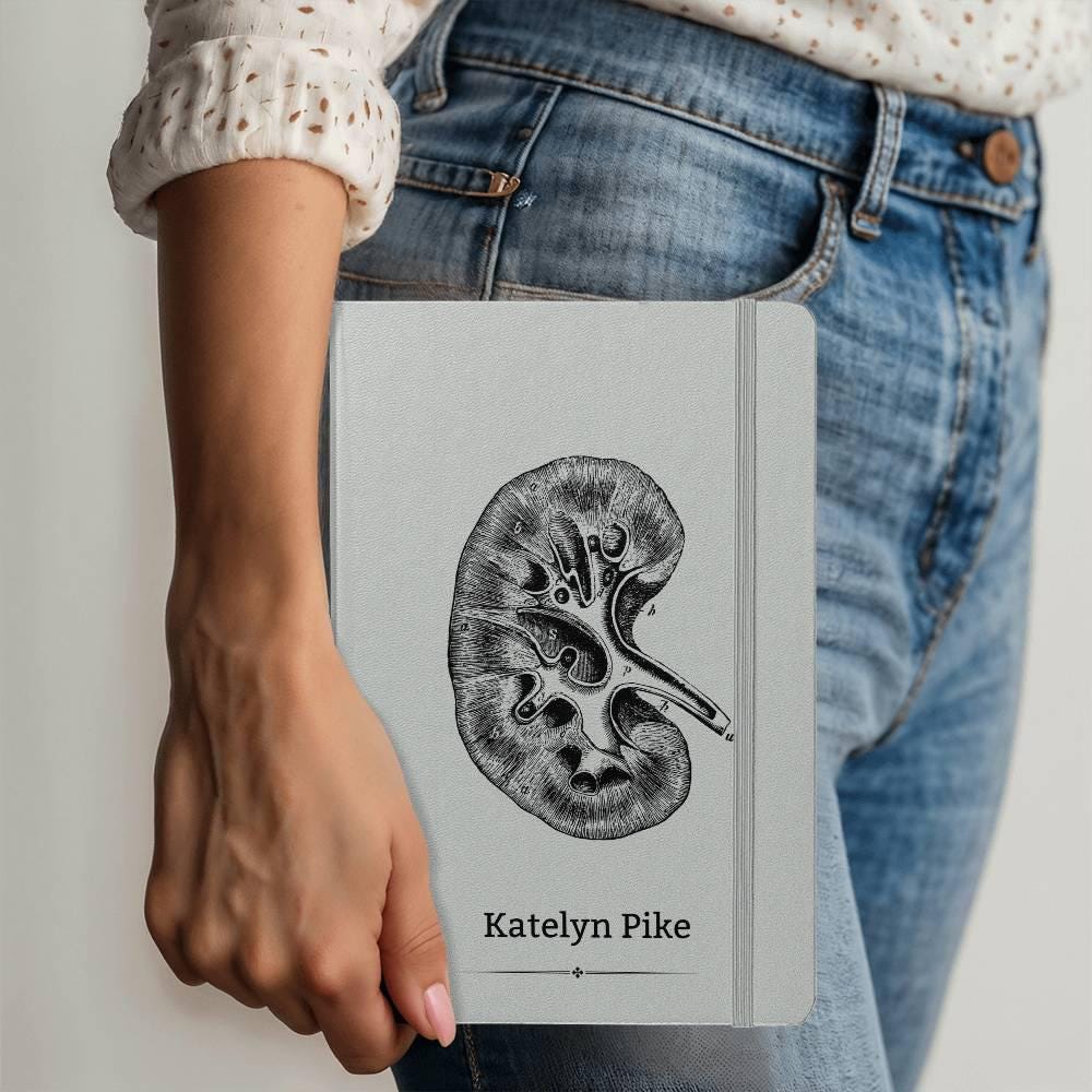 Kidney Doctor Urologists Personalized Leather Journal – view 9