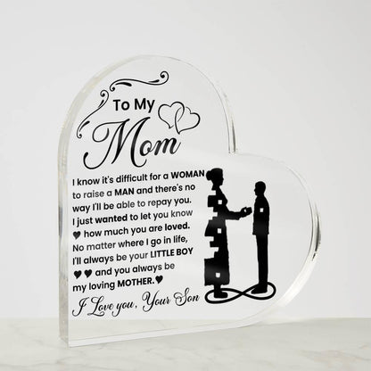 Personalized to My Mom Acrylic Plaque – Mothers Day Gifts – view 5