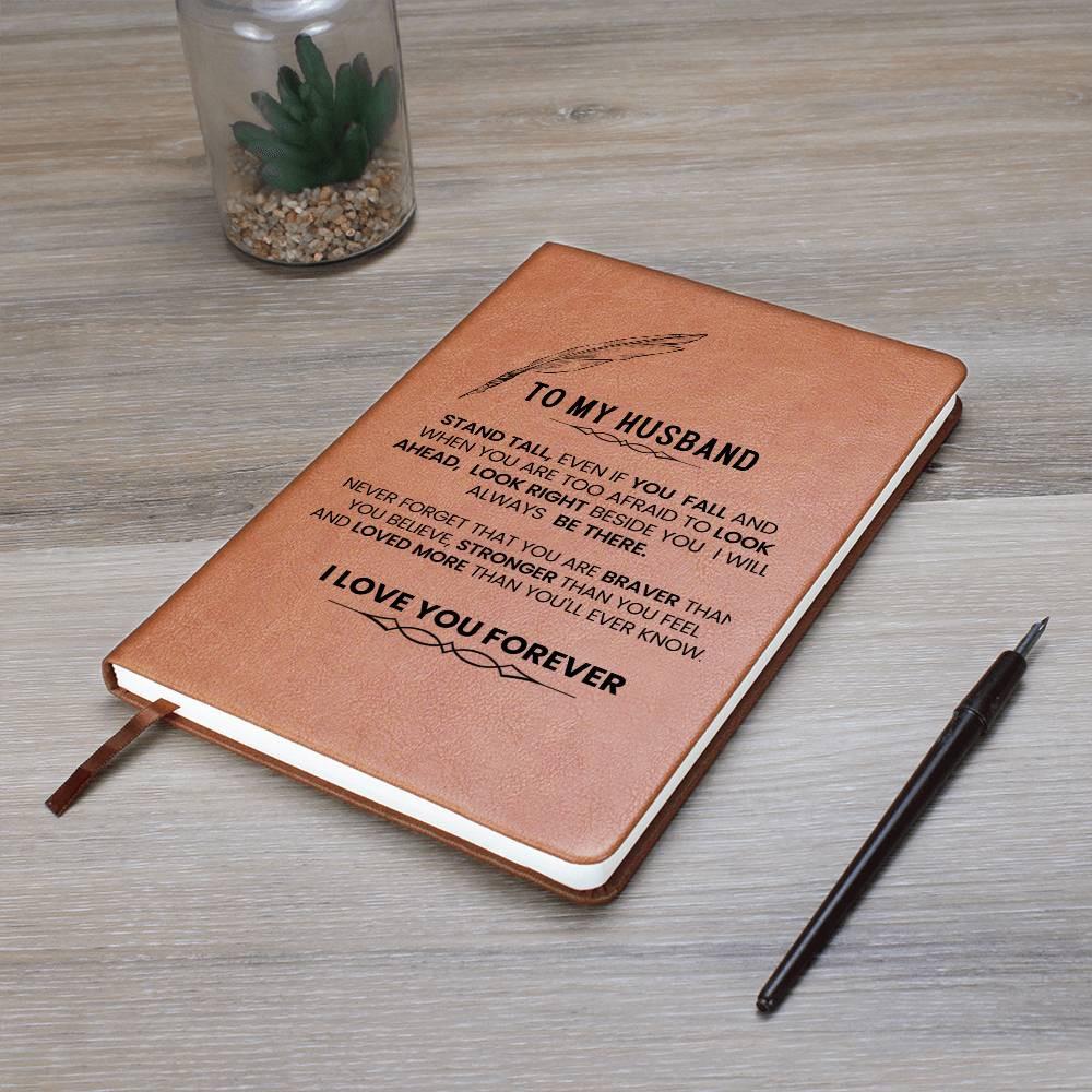 To My Husband Leather Journal – Anniversary Gift for Him – view 9